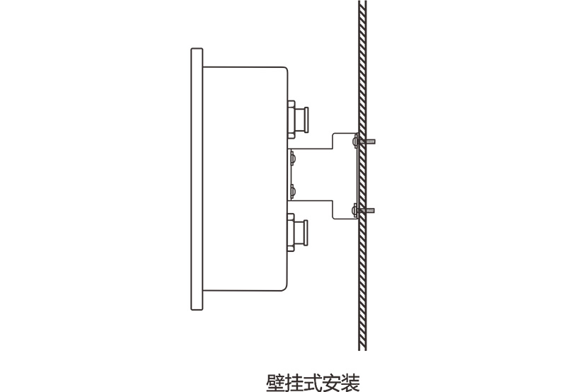 伺服纠偏控制器EPC-A12P安装尺寸图