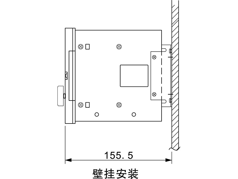 手动张力控制器KTC002安装尺寸图