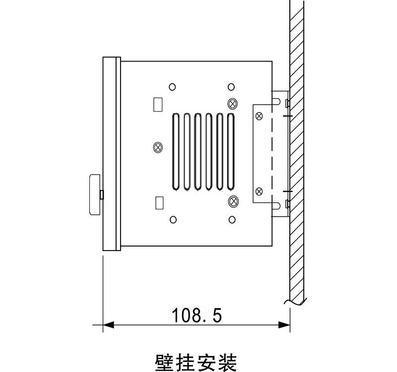 手动张力控制器KTC002B安装尺寸图