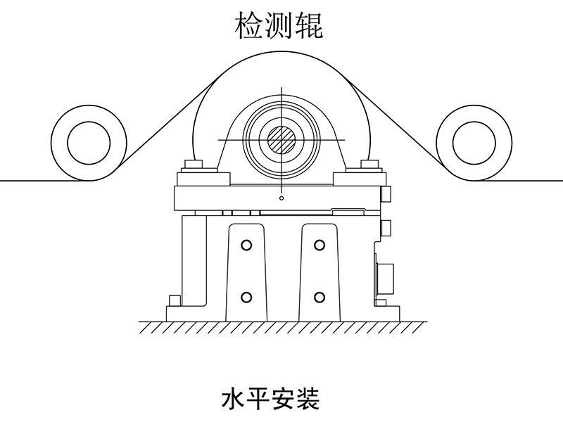 座式张力传感器TS/TD系列安装尺寸图